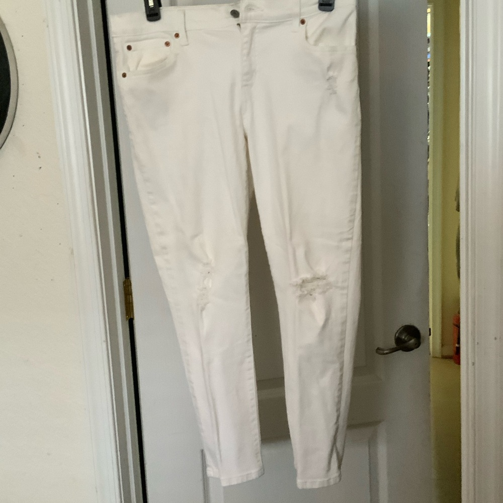 Levi's Women's Cream Skinny Jeans